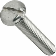 NEWPORT FASTENERS #10-24 x 5/16 in Slotted Pan Machine Screw, Plain 18-8 Stainless Steel, 4000 PK 408885-BR-4000